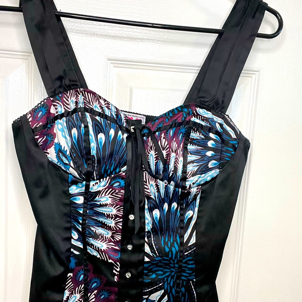 Corset top, trendy, tank top, button down, bustier